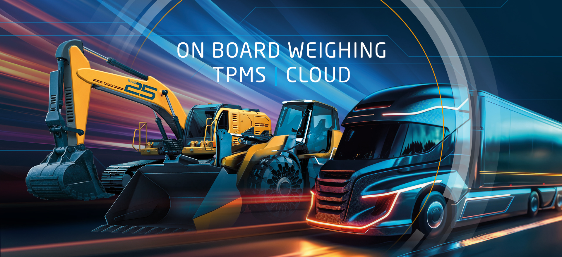On board weighing systems and TPMS