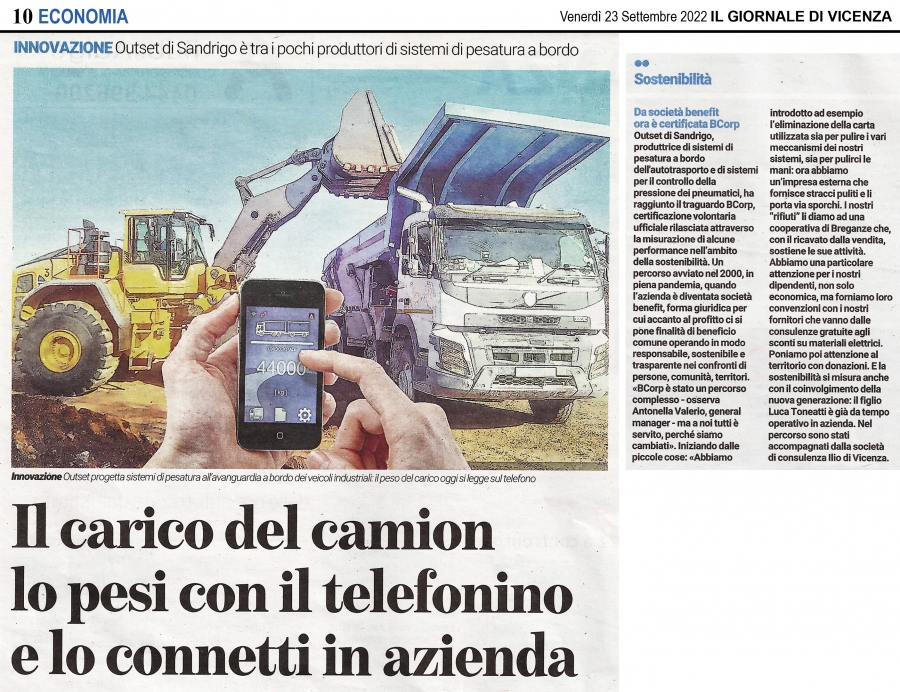 Il Giornale di Vicenza - 23.09.2022