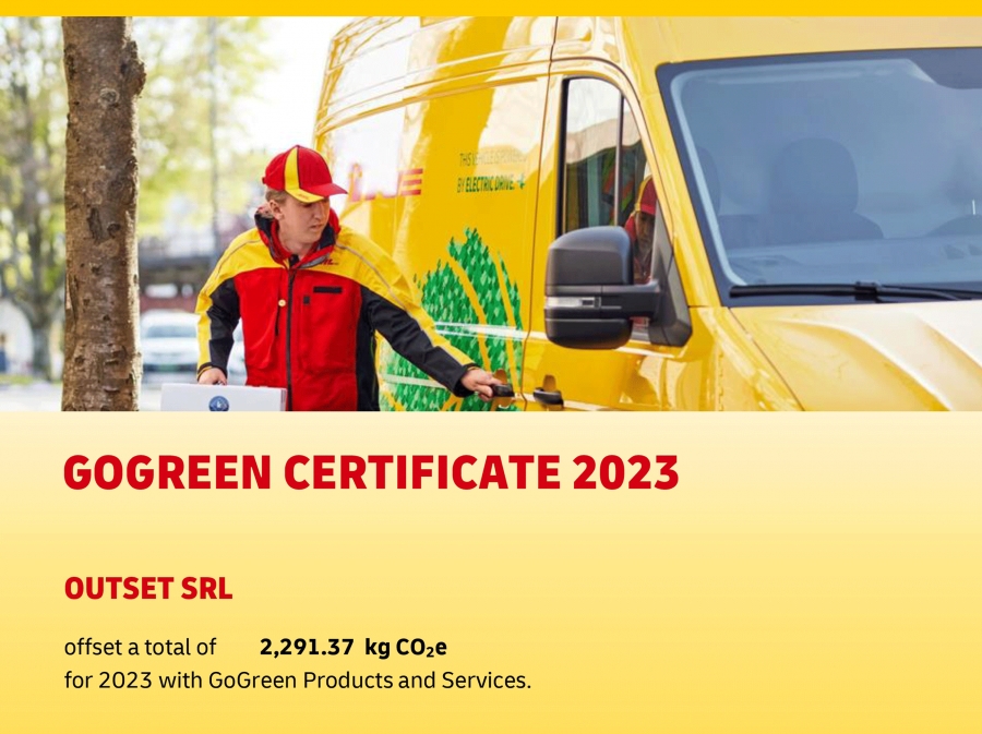 OUTSET &egrave; partner per la protezione del clima!