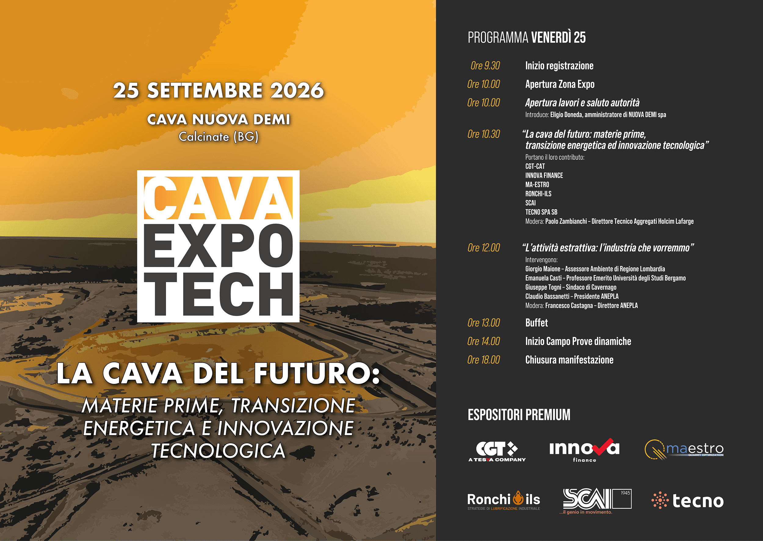 programma CAVAEXPOTECH 2026